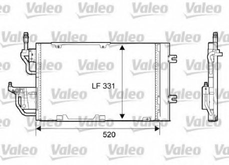 Радиатор кондиционера Valeo 818168 (фото 1)