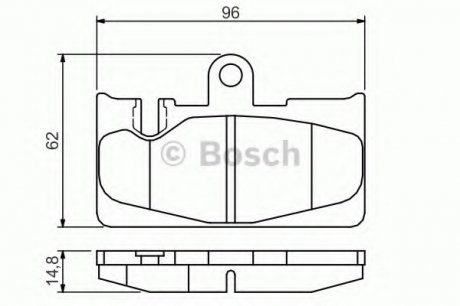 Тормозные колодки BOSCH 0986495139 (фото 1)