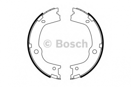 Гальмівні колодки барабанні BOSCH 0986487776 (фото 1)