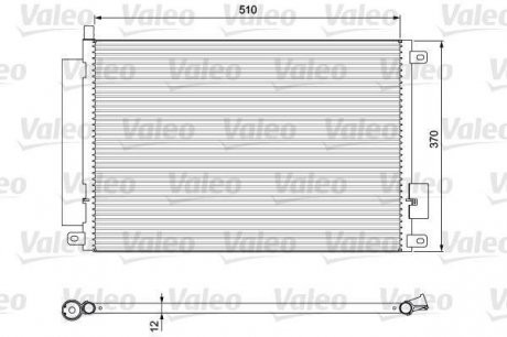 Радиатор кондиционера Valeo 814155 (фото 1)