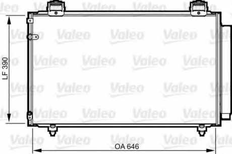 Радиатор кондиционера Valeo 814208 (фото 1)