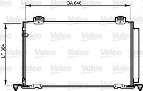 Радиатор кондиционера Valeo 814209 (фото 1)