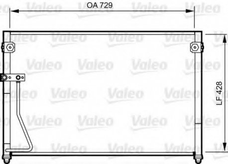 Радіатор кондиционера Valeo 814261 (фото 1)