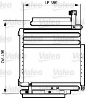 Радиатор кондиционера Valeo 814288 (фото 1)