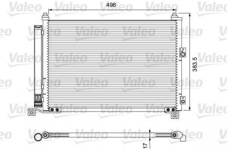 Радиатор кондиционера Valeo 814403 (фото 1)