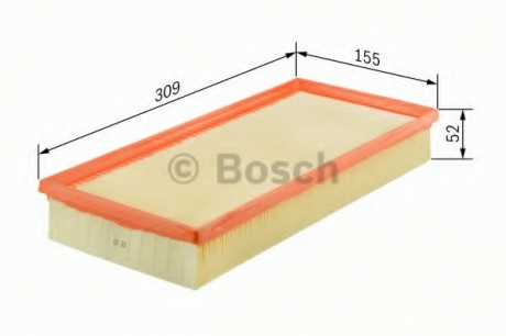 Воздушный фильтр BOSCH F026400038 (фото 1)