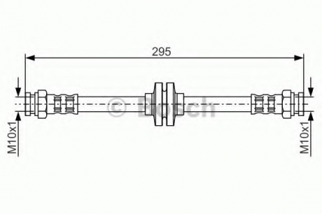 Шланг гальмівний BOSCH 1987476632 (фото 1)