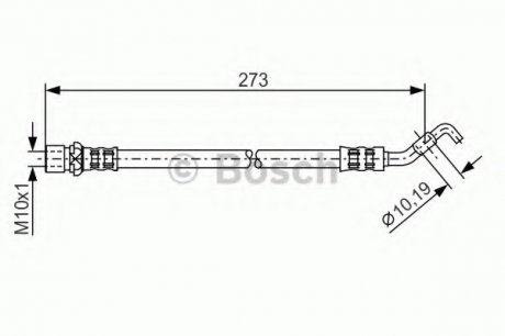 Тормозной шланг BOSCH 1987476270 (фото 1)