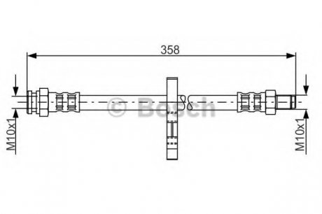 Тормозной шланг BOSCH 1987481019 (фото 1)