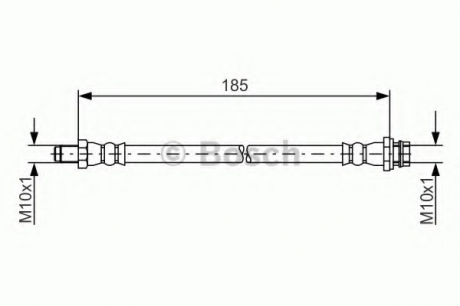 Тормозной шланг BOSCH 1987481564 (фото 1)