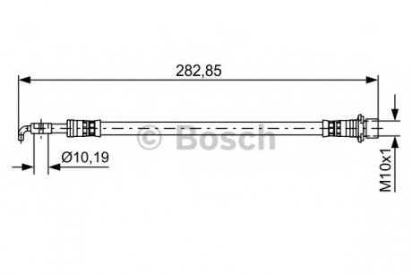Тормозной шланг BOSCH 1987481643 (фото 1)