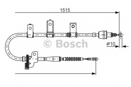 Трос тормозной BOSCH 1987482097 (фото 1)