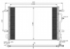 Конденсатор кондиціонера AUDI A4 1.9D 01- (вир-во) NRF 35465 (фото 4)