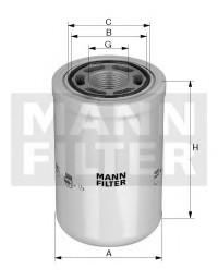 Фильтр масляный MANN WH 10 005 (фото 1)