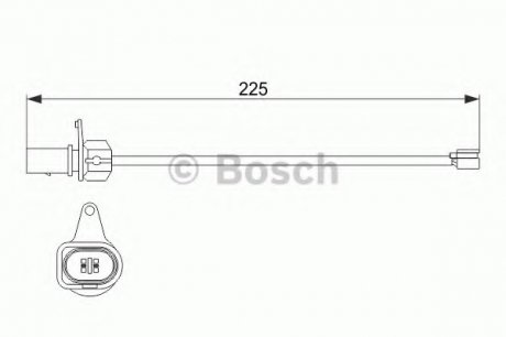 Датчик износа BOSCH 1987474511 (фото 1)