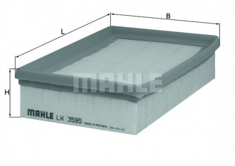 Повітряний фільтр MAHLE / KNECHT LX 3595 (фото 1)