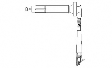 Провід високовольтний SUBARU Forester/Impreza/Legacy/Outback "2,0-2,5(2/4-цил) "98-05 компл 3А00/162 BREMI 3A59E57 (фото 1)