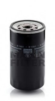 Фильтр масляный MANN W 1168/1 (фото 1)