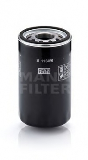Фильтр масляный MANN W 1160/6 (фото 1)