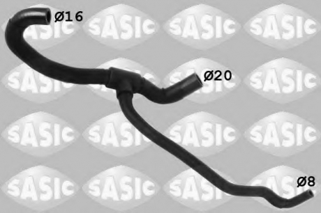 Шланг радиатора SASIC 3406263 (фото 1)