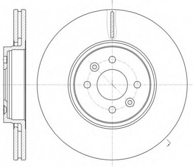 Тормозной диск REMSA 61049.10 (фото 1)