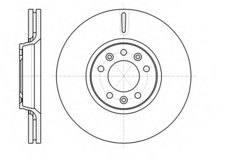 Тормозной диск REMSA 61054.10 (фото 1)