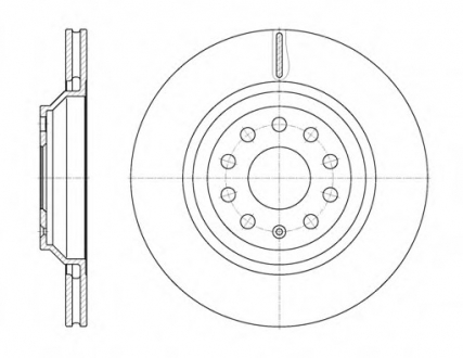 Тормозной диск REMSA 61172.10 (фото 1)