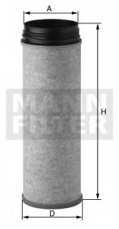 Фільтр додаткового повітря MANN CF 1480 (фото 1)