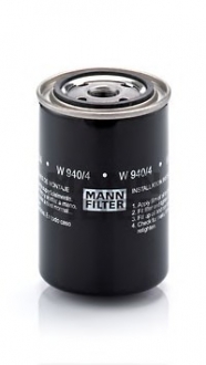 Фильтр масляный MANN W 940/4 (фото 1)