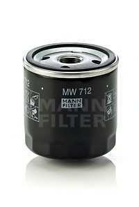 Фільтр оливний -FILTER MANN MW 712 (фото 1)