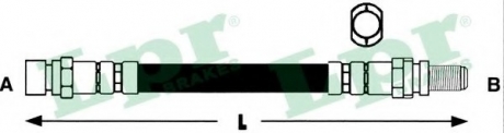 Шланг гальмівний гідравлічний LPR 6T46790 (фото 1)