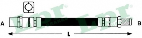 Тормозной шланг LPR 6T48012 (фото 1)