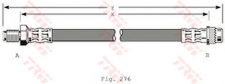 Тормозной шланг TRW PHB373 (фото 1)
