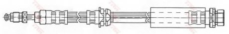 Тормозной шланг TRW PHB438 (фото 1)