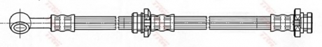 Тормозной шланг TRW PHD497 (фото 1)