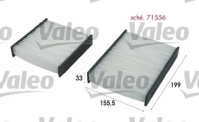 Фильтр салона Valeo 715556 (фото 1)