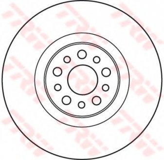 Тормозной диск TRW DF4904S (фото 1)