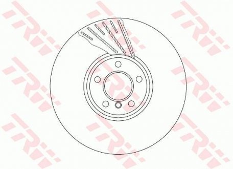 Диск гальмівний TRW DF6623S (фото 1)