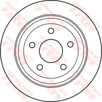 Диск гальмівний TRW DF6027 (фото 1)