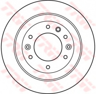 Тормозной диск TRW DF4925 (фото 1)