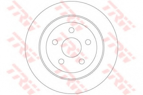 Тормозной диск TRW DF6282 (фото 1)