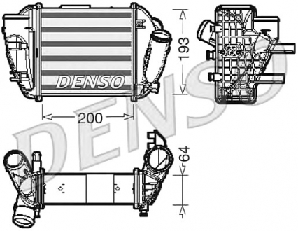 Интеркулер DENSO DIT02005 (фото 1)
