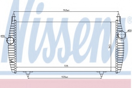 Інтеркулер NISSENS 96617 (фото 1)