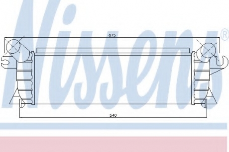 Интеркулер NISSENS 96648 (фото 1)