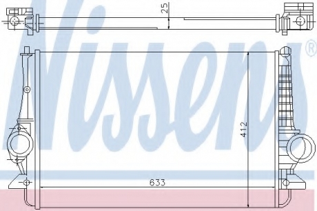 Интеркулер NISSENS 96692 (фото 1)