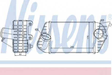 Интеркулер NISSENS 96700 (фото 1)