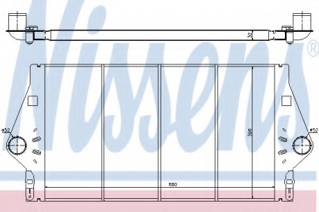 Интеркулер NISSENS 96779 (фото 1)