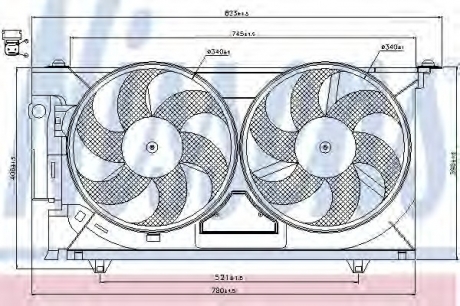 Вентилятор NISSENS 85074 (фото 1)