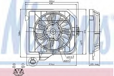 Вентилятор NISSENS 85090 (фото 1)