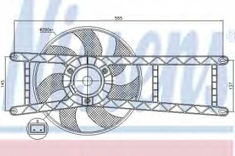 Вентилятор NISSENS 85145 (фото 1)